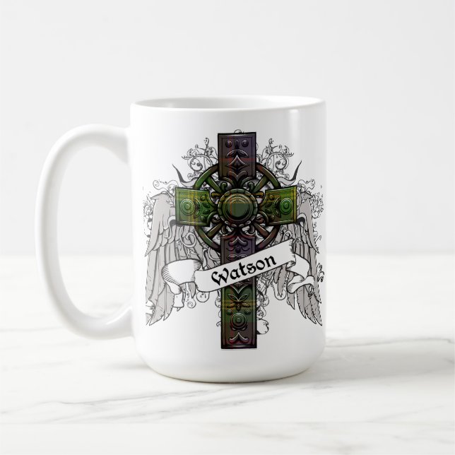 Taza De Café Watson Tartan Cross (Izquierda)