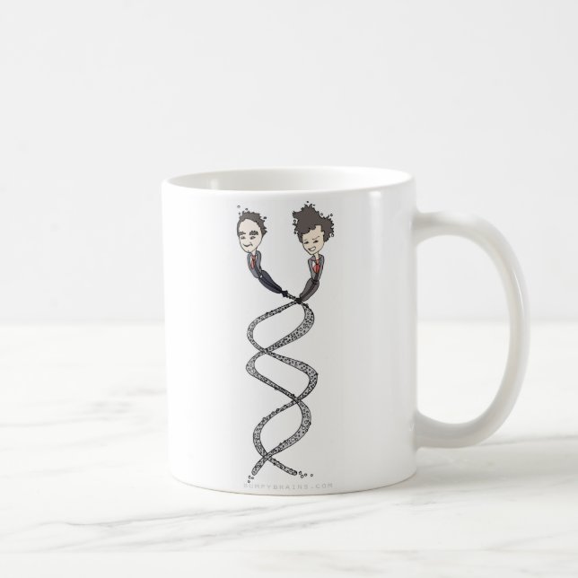 Taza De Café Watson y Crick Neurons Mug (Derecha)