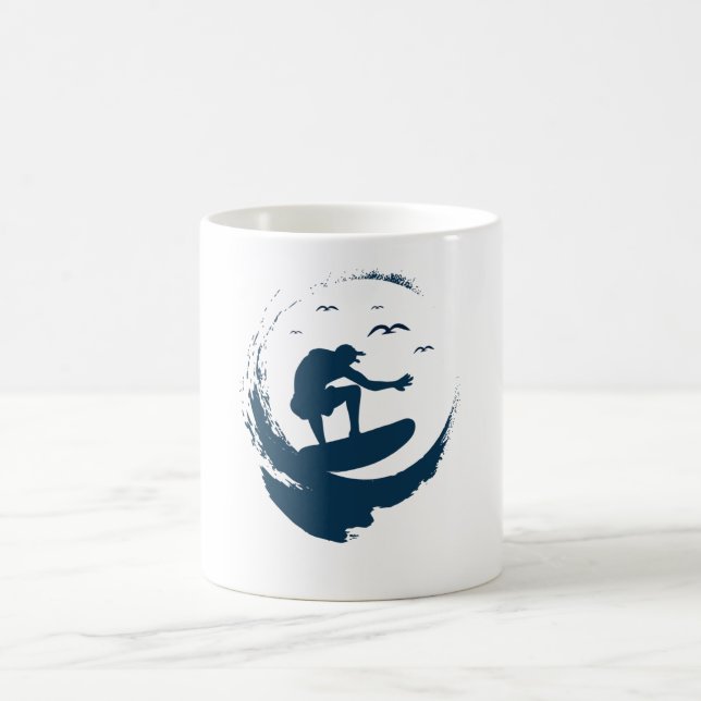 Taza De Café Wave Rider (Centro)