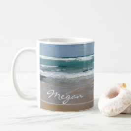 Taza De Café Waves de playa personalizadas café Mug