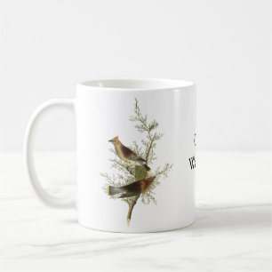 Taza De Café Waxwing de cedro, Juan Audubon