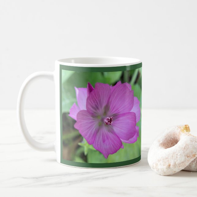 Taza De Café Waxy Checkerbloom Mug (Con donut)