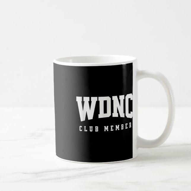 Taza De Café Wdnc Club Member We Do Not Care Gift Women Perimen (Derecha)