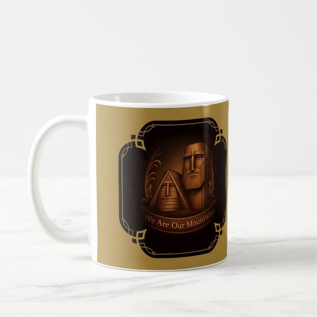 Taza De Café We are our mountains Mug (Izquierda)