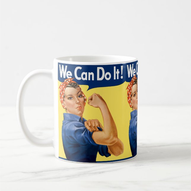 Taza De Café We Can Do It! Rosie the Riveter (Izquierda)