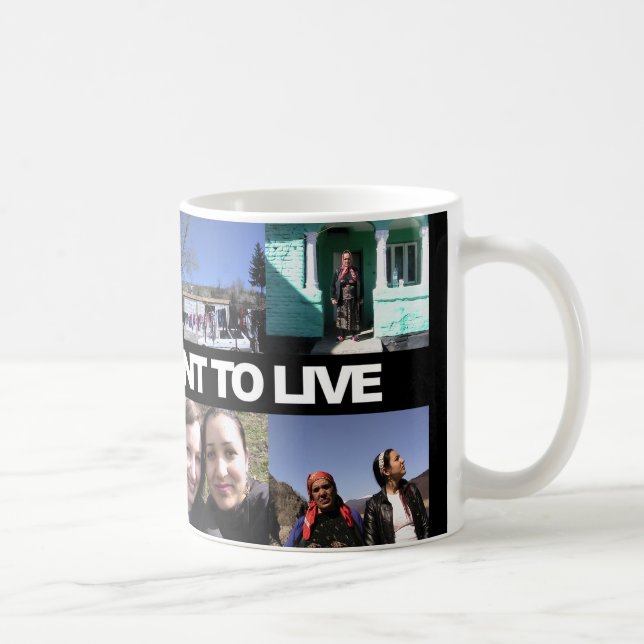 Taza De Café We just want to live - kaffemugg (Derecha)