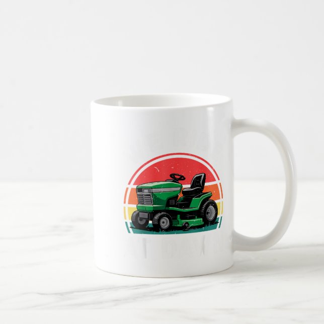 Taza De Café We Ride At Dawn Riding Lawn Mower Toddler Funny Mo (Derecha)