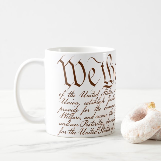 Taza De Café We the People (Con donut)