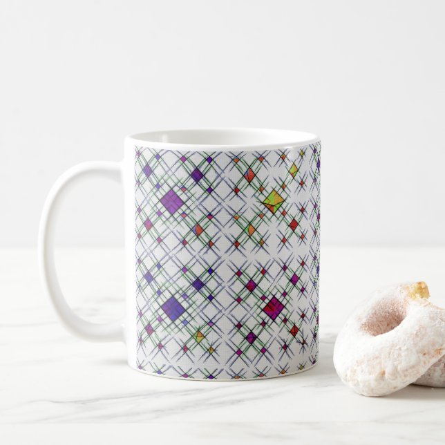 Taza De Café Weave cuántica (Con donut)