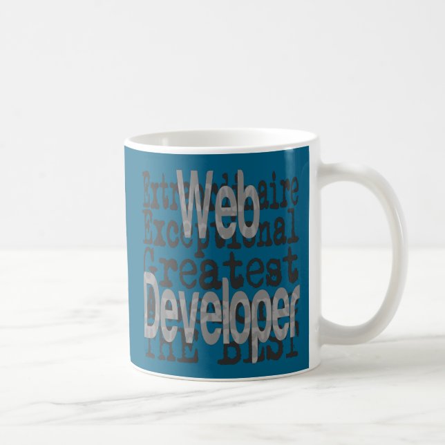 Taza De Café Web Developer Extraordinaire (Derecha)