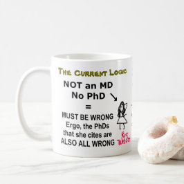 Taza De Café Webster color de rosa no es un MD o un PhD