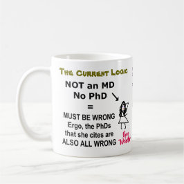 Taza De Café Webster color de rosa no es un MD o un PhD