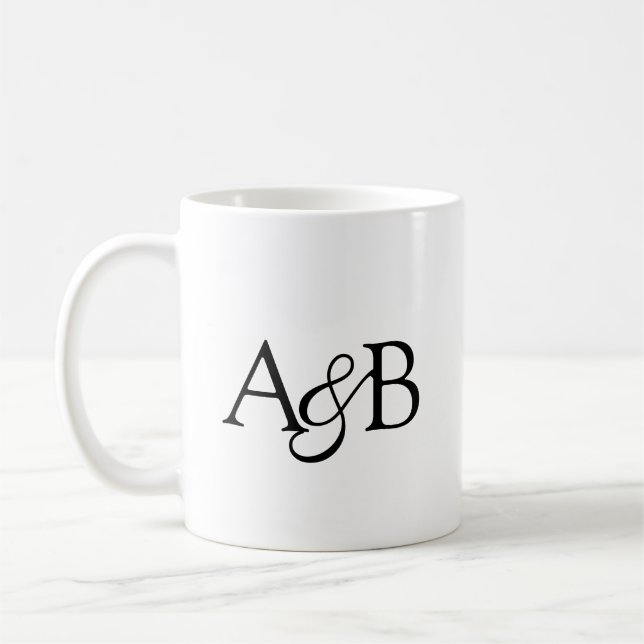 Taza De Café Wedding Ampersand (Izquierda)