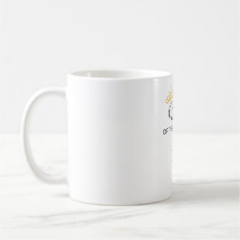 Taza De Café Wedding Party Role & Date Elegant Design