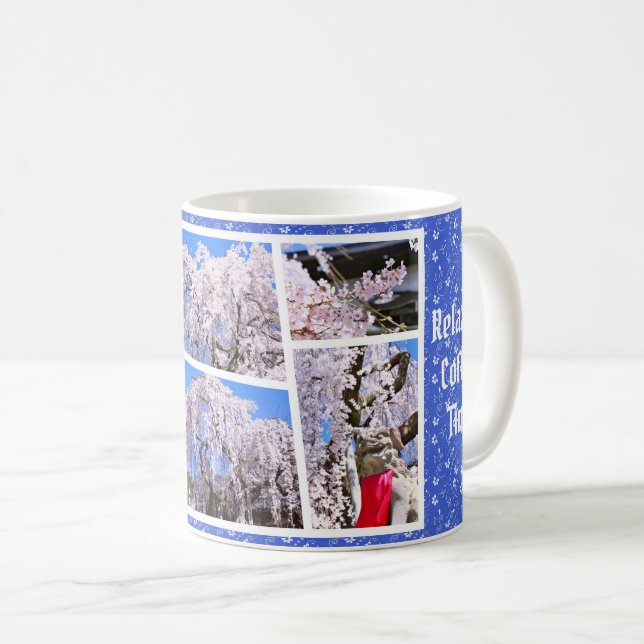 Taza De Café Weeping Cherry コーヒーマグカップ (Anverso derecho)
