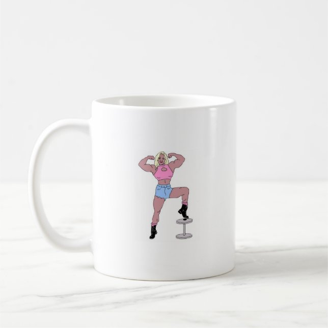 Taza De Café Weightlifter el poder (Izquierda)