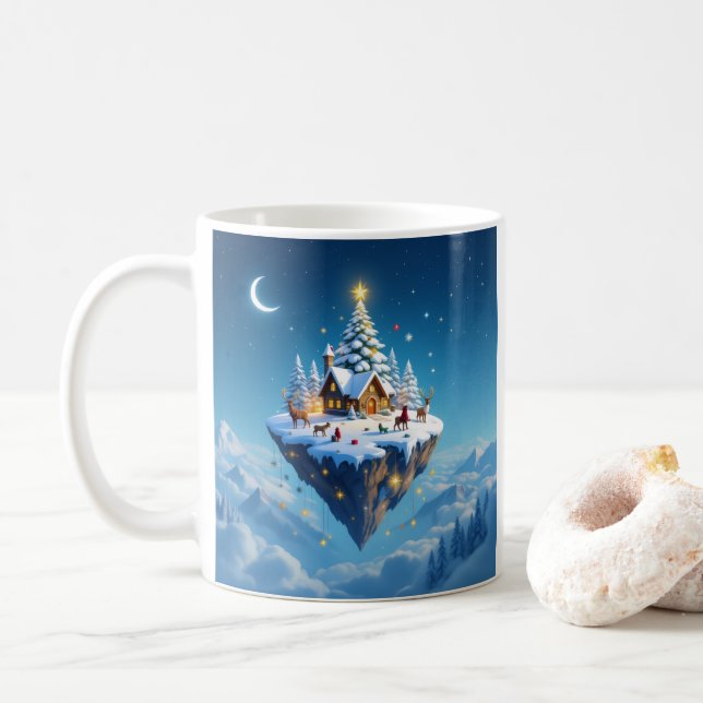 Taza De Café „Weihnachtliche Harmonie“ (Con donut)