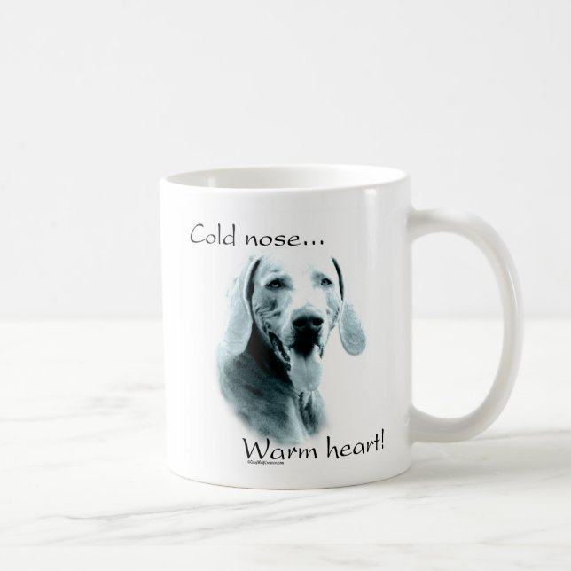 Taza De Café Weimaraner Mug (Derecha)