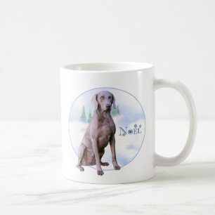 Taza De Café Weimaraner Noel