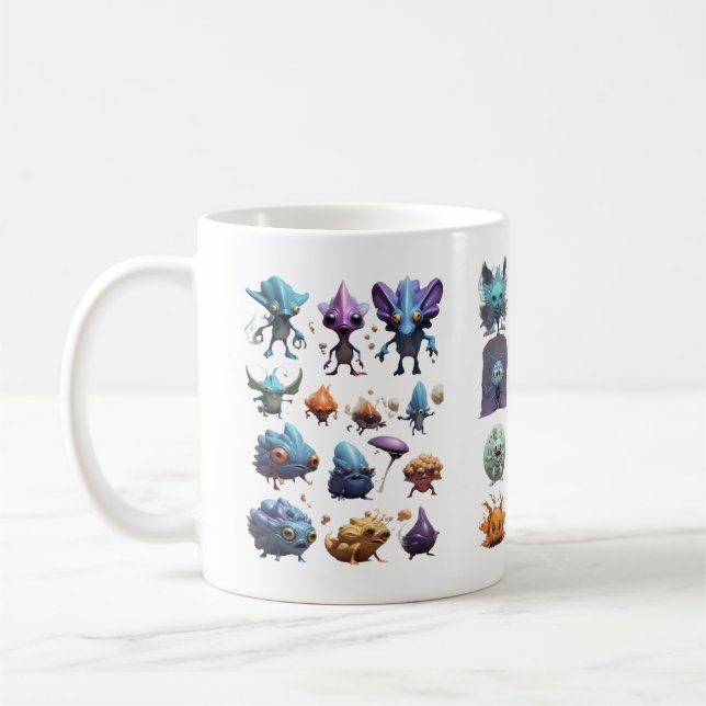 Taza De Café Weird Alien Bugs (Izquierda)