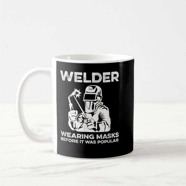 Taza De Café WELDER FABRICADORES Funny Welders Backside (Izquierda)