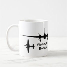 Taza De Café Wellington Bomber, Silhouette Mug