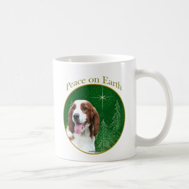 Taza De Café Welsh Springer Spaniel Peace (Derecha)