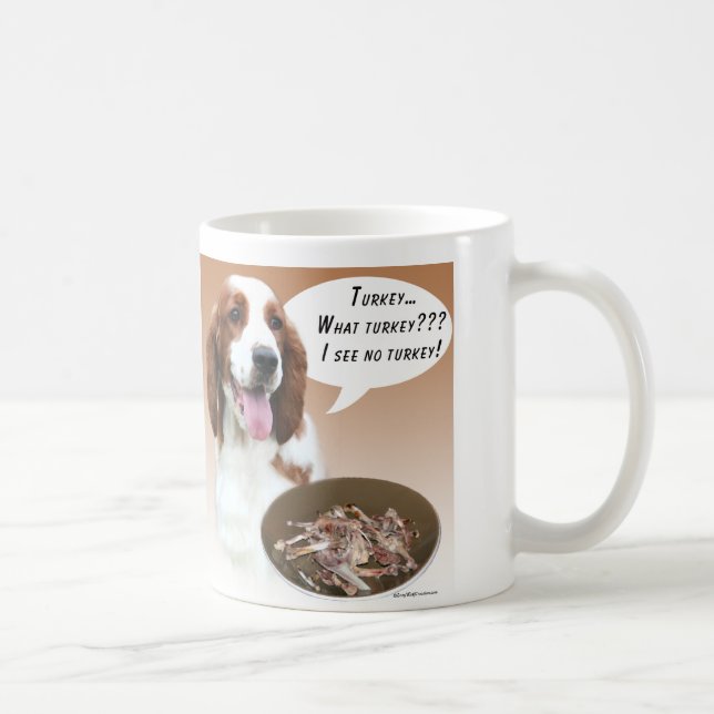 Taza De Café Welsh Springer Spaniel Turkey (Derecha)