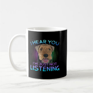 Taza De Café Welsh Terrier te oigo no escuchar