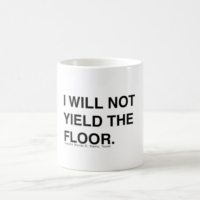 Taza De Café Wendy Davis no rendirá el piso (Centro)
