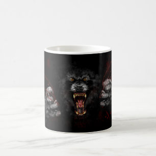 Taza De Café Werewolf Desgarrando Su Corazón