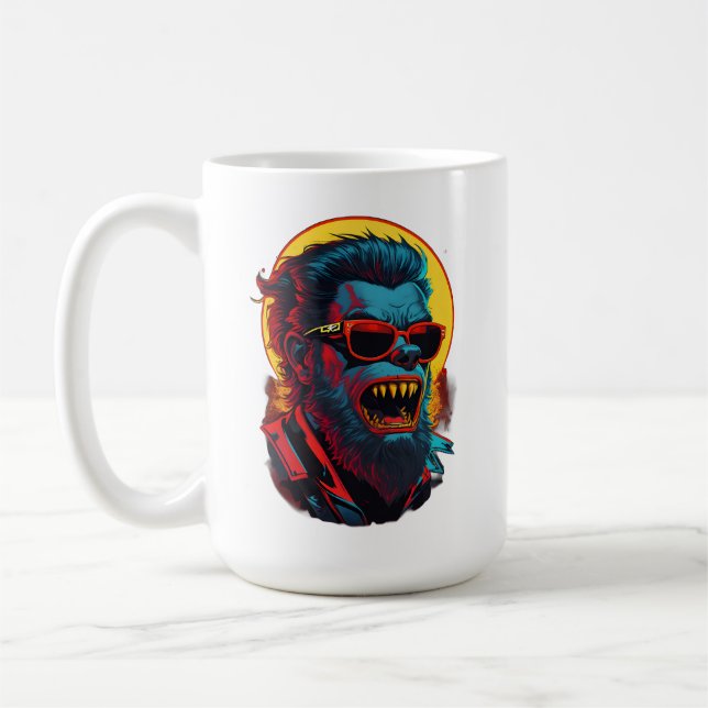 Taza De Café Werewolves Zombie (Izquierda)
