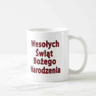 Taza De Café Wesolych Swiat Bozego Narodzenia
