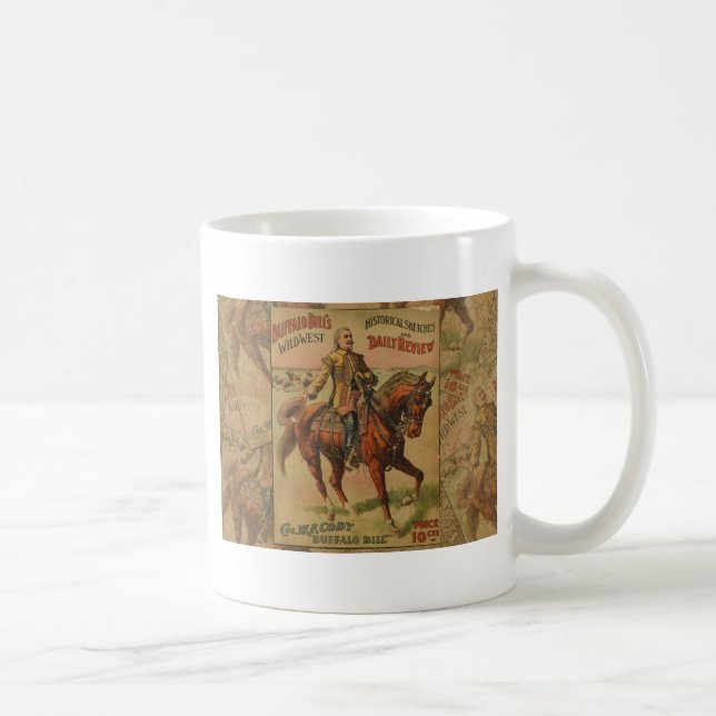 Taza De Café Western Buffalo Bill Wild West (Derecha)