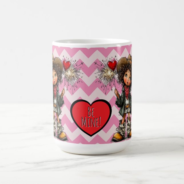 Taza De Café Western Cowgirl Valentine  (Centro)