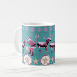 Taza De Café Western Donkey Christmas Gingerbread Texas Star