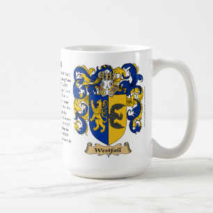 Taza De Café Westfall, el origen, el significado y el escudo
