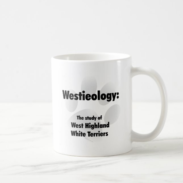 Taza De Café Westieología (Derecha)