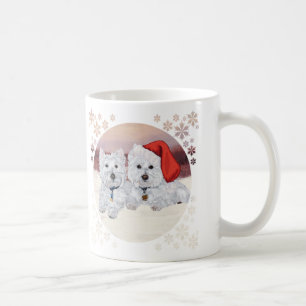 Taza De Café Westies en invierno