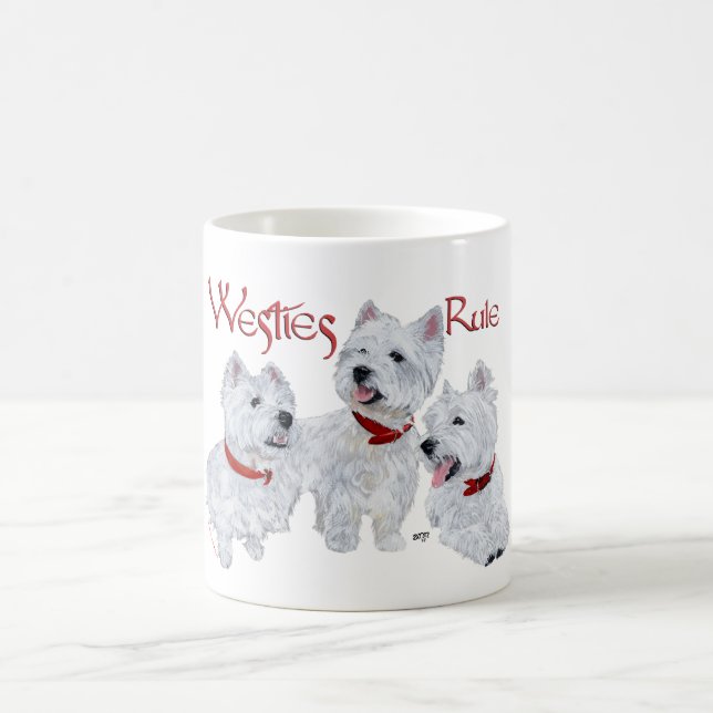 Taza De Café ¡Westies mandan! (Centro)