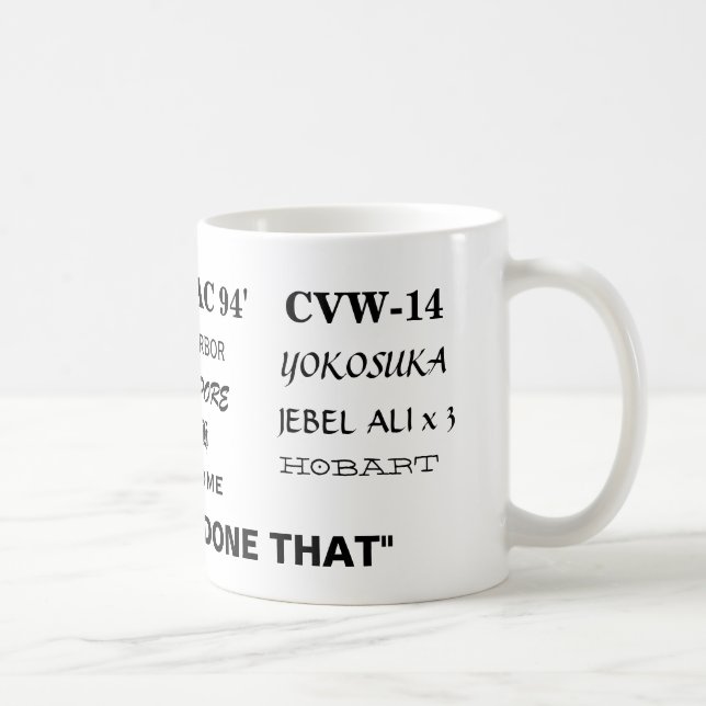 Taza De Café Westpac '94, CVN-70, CVW-14 (Derecha)