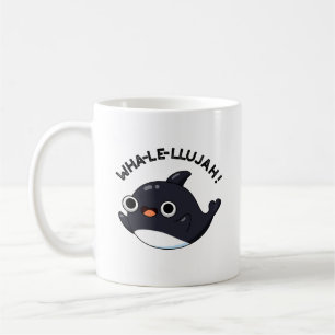 Taza De Café Wha-le-llujah Funny Animal Whale Pun