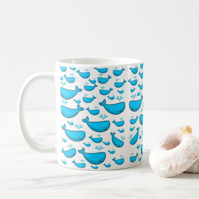 Taza De Café Whale Mug (Con donut)