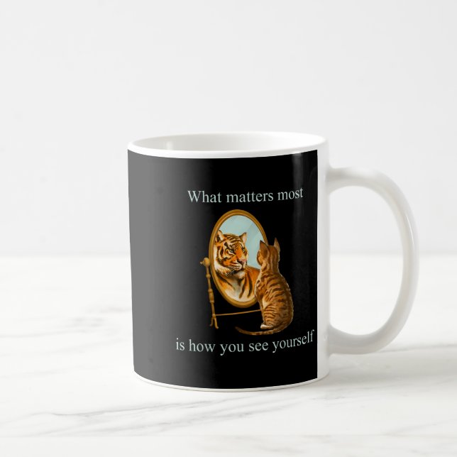 Taza De Café What S Most Is How You See Yourself Apparel  (Derecha)