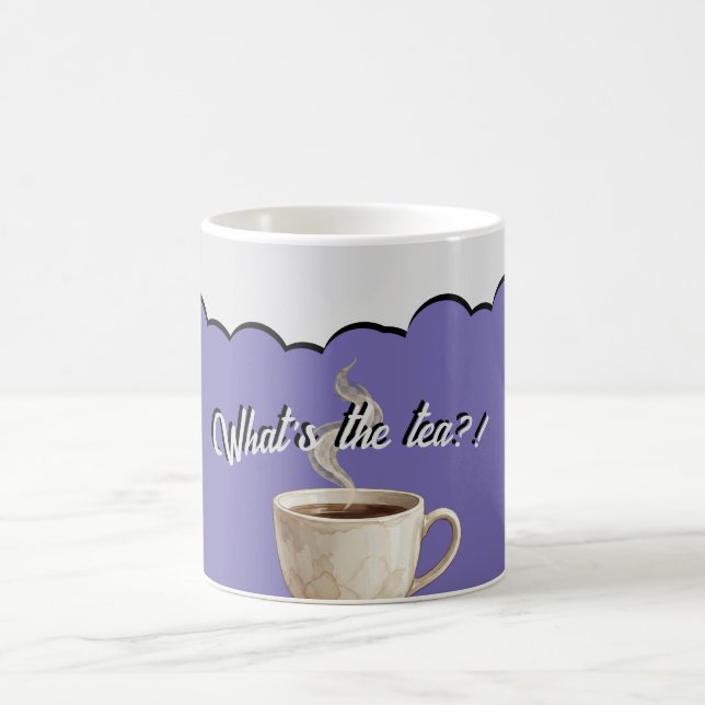 Taza De Café What’s the Tea?! Cheeky Gossip Coffee Mug (Centro)