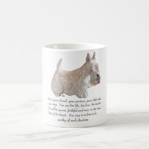 Taza De Café Wheaten Scottish Terrier - Perro macho