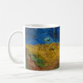 Taza De Café Wheatfield con cuervos