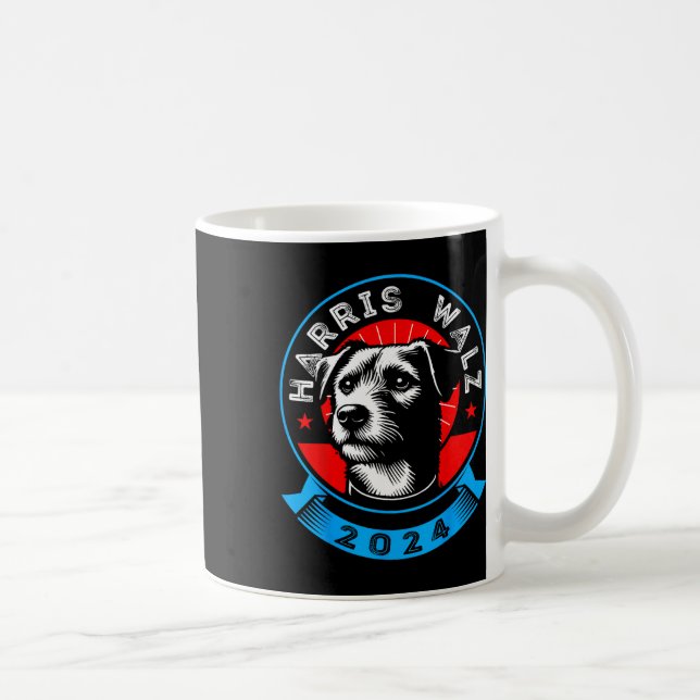 Taza De Café Wheimer 2024 Funny Dog Election Kamala Harris Tim (Derecha)