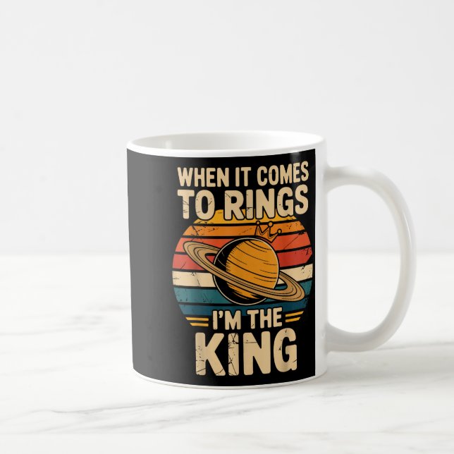 Taza De Café When It Comes To Rings Saturn Retro Planets  (Derecha)