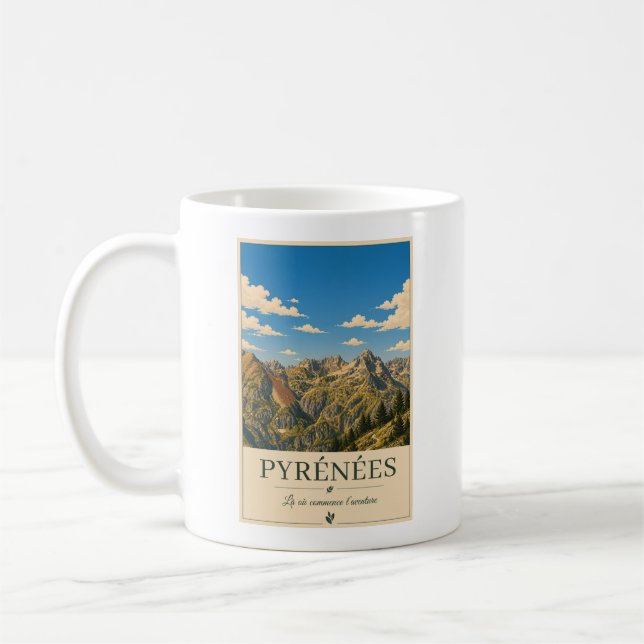 Taza De Café Where Silence Reaches the Summits – Pyrénées (Izquierda)